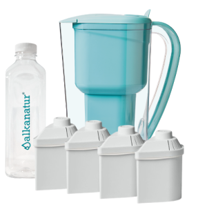 Pack Alcalinidade com 4 filtros (kit jarra + 3 filtros adicionais para 1600 litros)