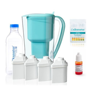 Pack Alcalinidade com 4 filtros (kit jarra + 3 filtros adicionais para 1600 litros)