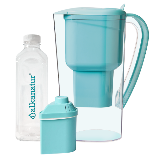 Jarra Alkanatur Drops com 1 filtro para 400 litros de Baixa Emissão de Magnésio para águas duras