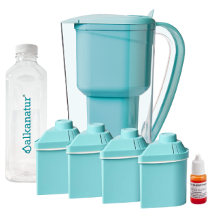 Pack Alcalinidade com 4 filtros de Baixa Emissão para águas duras (kit jarra + 3 filtros adicionais para 1600 litros)