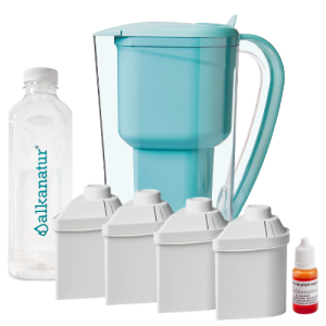Pack Alcalinidade com 4 filtros (kit jarra + 3 filtros adicionais para 1600 litros)